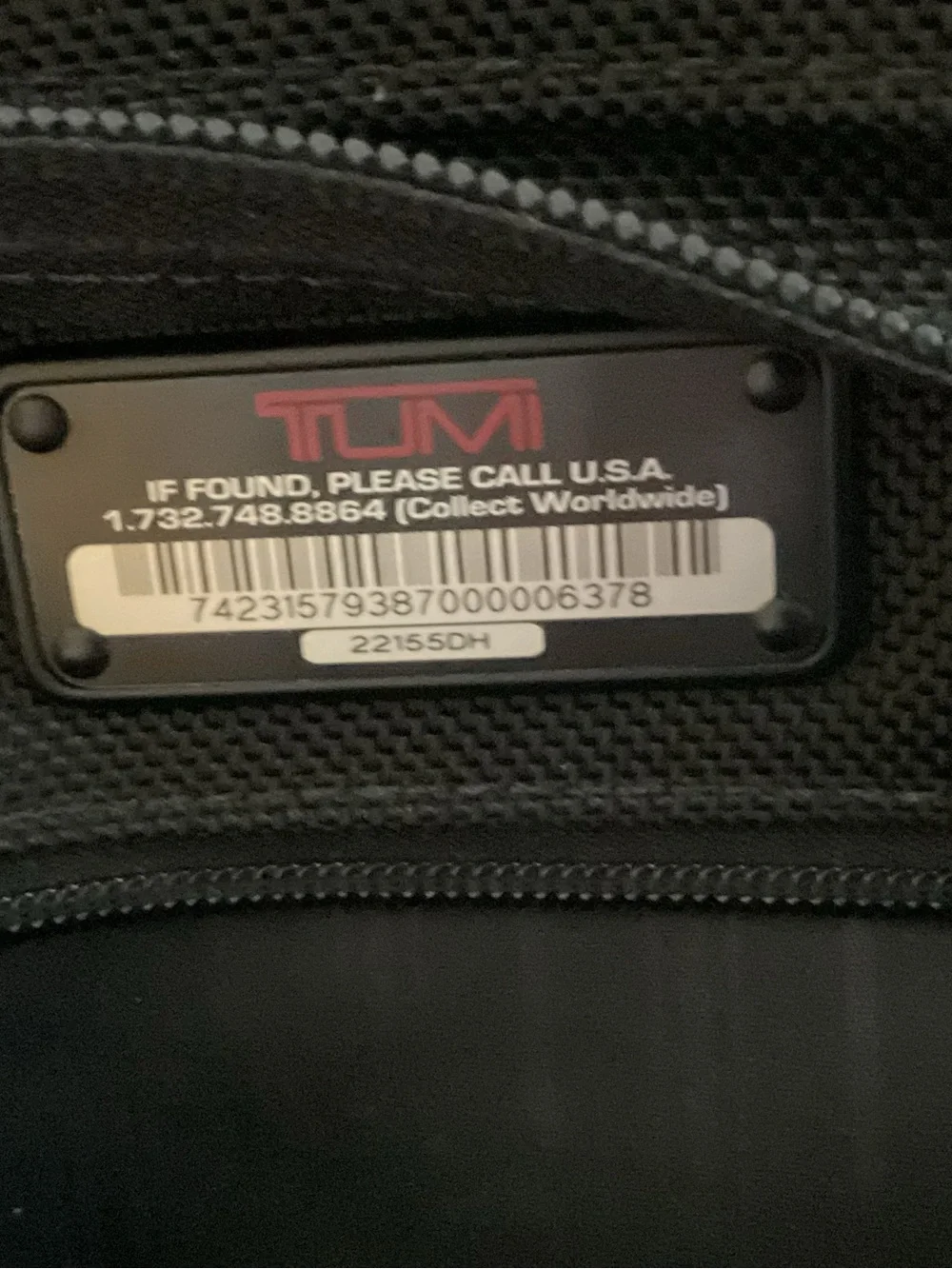 Tumi 22121dh alpha